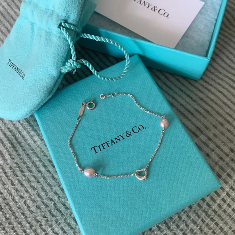 Tiffany Pearls by the Yard™ Open Heart Bracelet